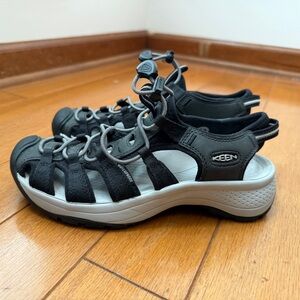 Keen Astoria West Sandals Black Gray Outdoor Water Shoes Women’s Size 6.5